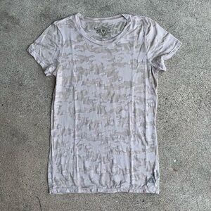 Y2K Camo Burnout T-shirt
